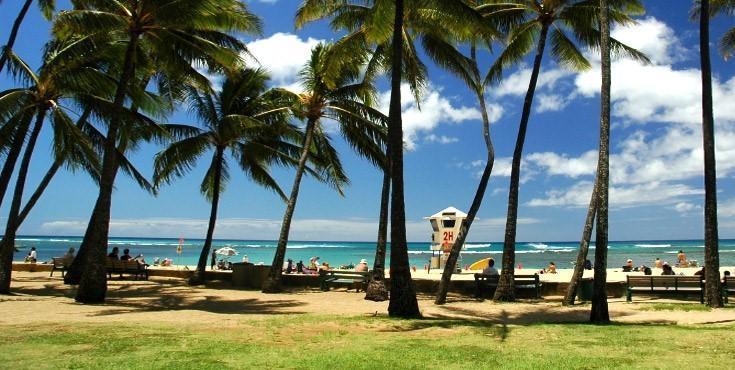 アストン ワイキキ ビーチサイド ホテル Waikiki エクステリア 写真