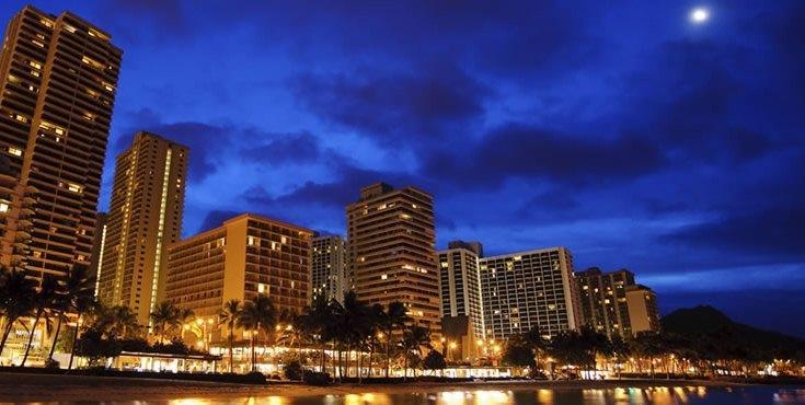 アストン ワイキキ ビーチサイド ホテル Waikiki エクステリア 写真
